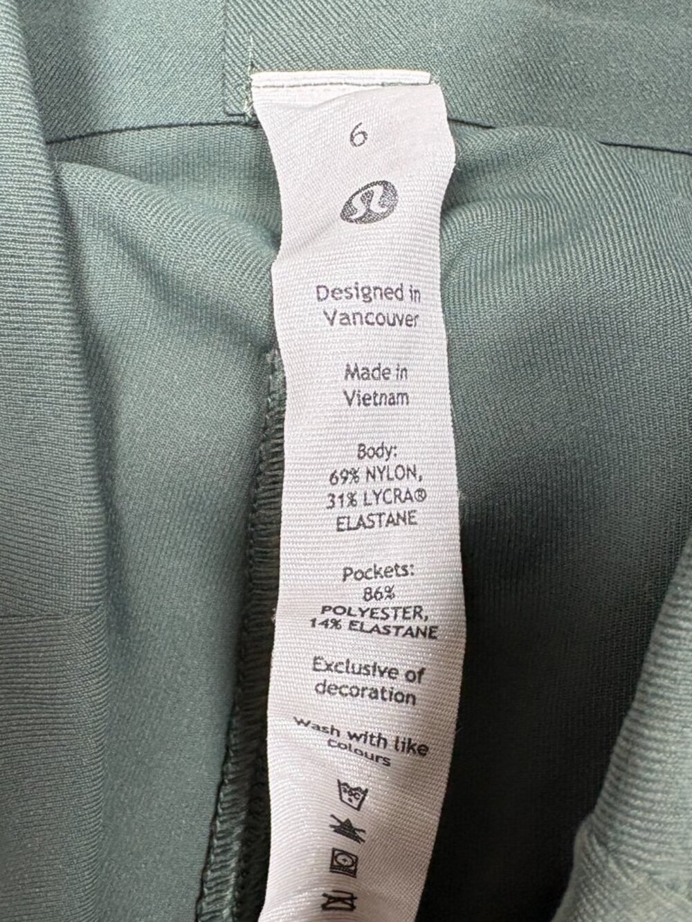 Lululemon Smooth Fit High Rise Olive Workleisure Gorpcore Lite Athletic Chic 6 - Picture 7 of 10